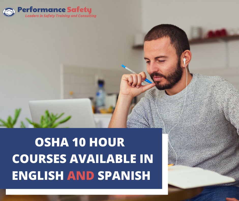PerformanceSafe's tweet photo. Happy Tuesday everyone. ☀️

🚧 Remember to REGISTER for your OSHA 10 HOUR LIVE ONLINE COURSE TODAY!

💻 English: https://t.co/0Caep5C3fv
💻 Spanish: https://t.co/35K2KE0gz7

#OSHATraining #SafetyTraining #OSHA #OnlineCourse https://t.co/jbluJYEgKO
