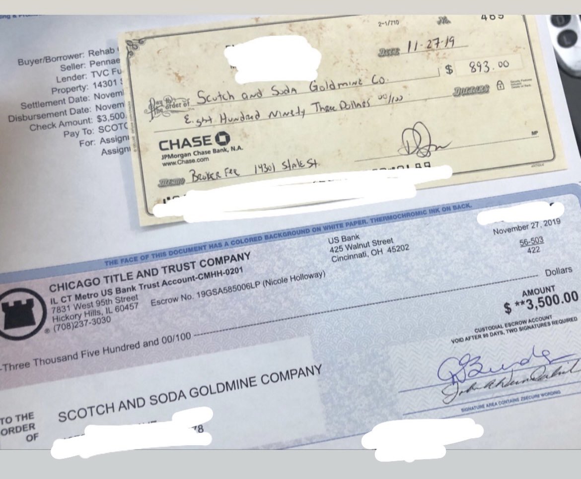 6. After all contracts are signed, I handed them off to a real estate lawyer. They don’t charge anything upfront and get paid when it closes. My lawyer and their lawyers did everything and I got my checks when the deals closedCost - $0(Lawyer gets paid when it closes)