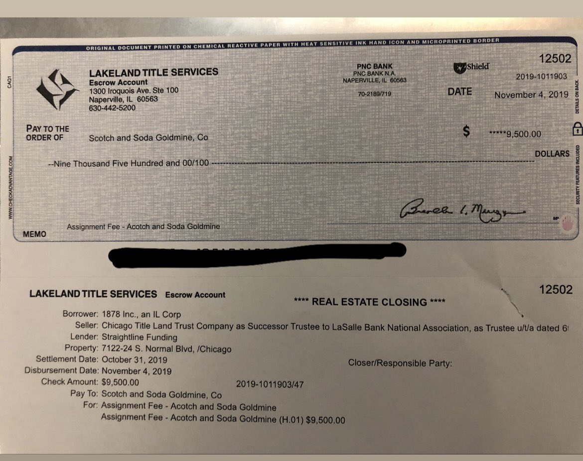 6. After all contracts are signed, I handed them off to a real estate lawyer. They don’t charge anything upfront and get paid when it closes. My lawyer and their lawyers did everything and I got my checks when the deals closedCost - $0(Lawyer gets paid when it closes)