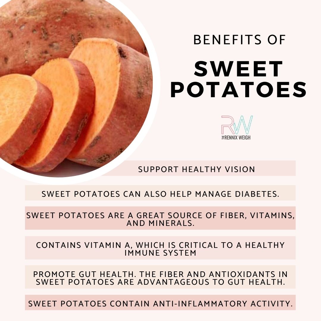 rennixweigh's tweet photo. Did you know that #sweetpotatoes are packed with nutrients and vitamins? Check out the benefits! Be healthier, start here: https://t.co/TnTADl5Zui
#rennixweigh #acanthosis #beattheac #adflavaspices #hungersourcehotline #acanthosisnigricans #curvynutritionist #funhealth #funfac https://t.co/a2cG7TwuYM