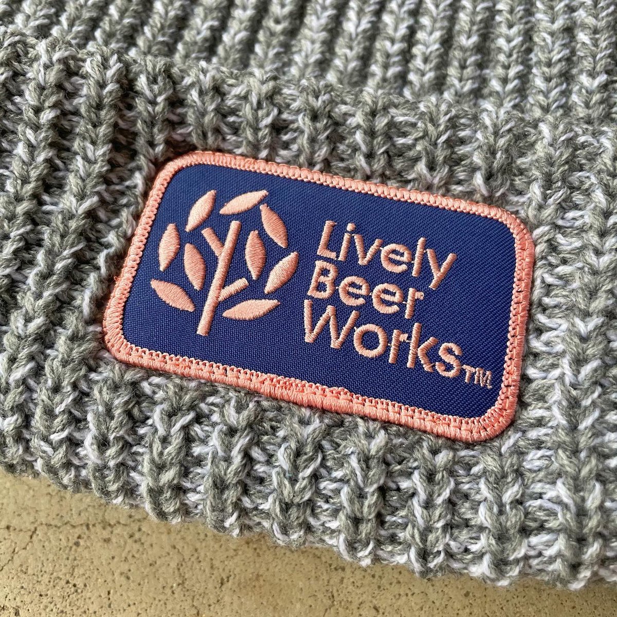 MENTapparel's tweet photo. Check out this super awesome and comfy patch beanie we made for our friends at @LivelyBeerworks! Stop by their taproom before they’re gone! #craftbeermerch #okc #cheers https://t.co/gMFpBEDX3i