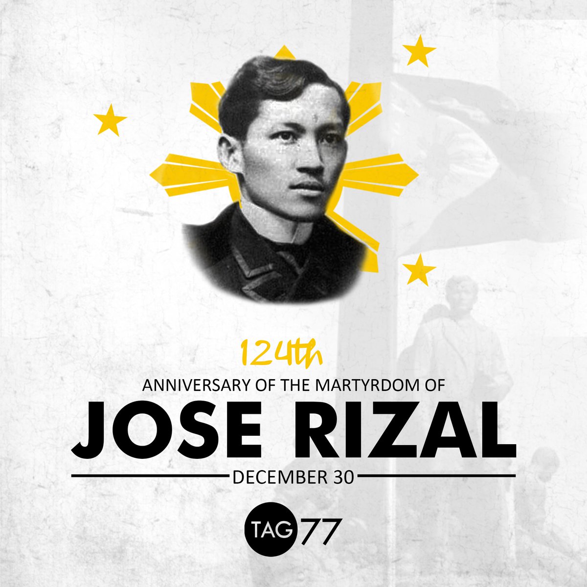 Tag77PH's tweet photo. Commemorating our National Hero’s 124th Martyrdom Anniversary. https://t.co/teP4fyqVj2