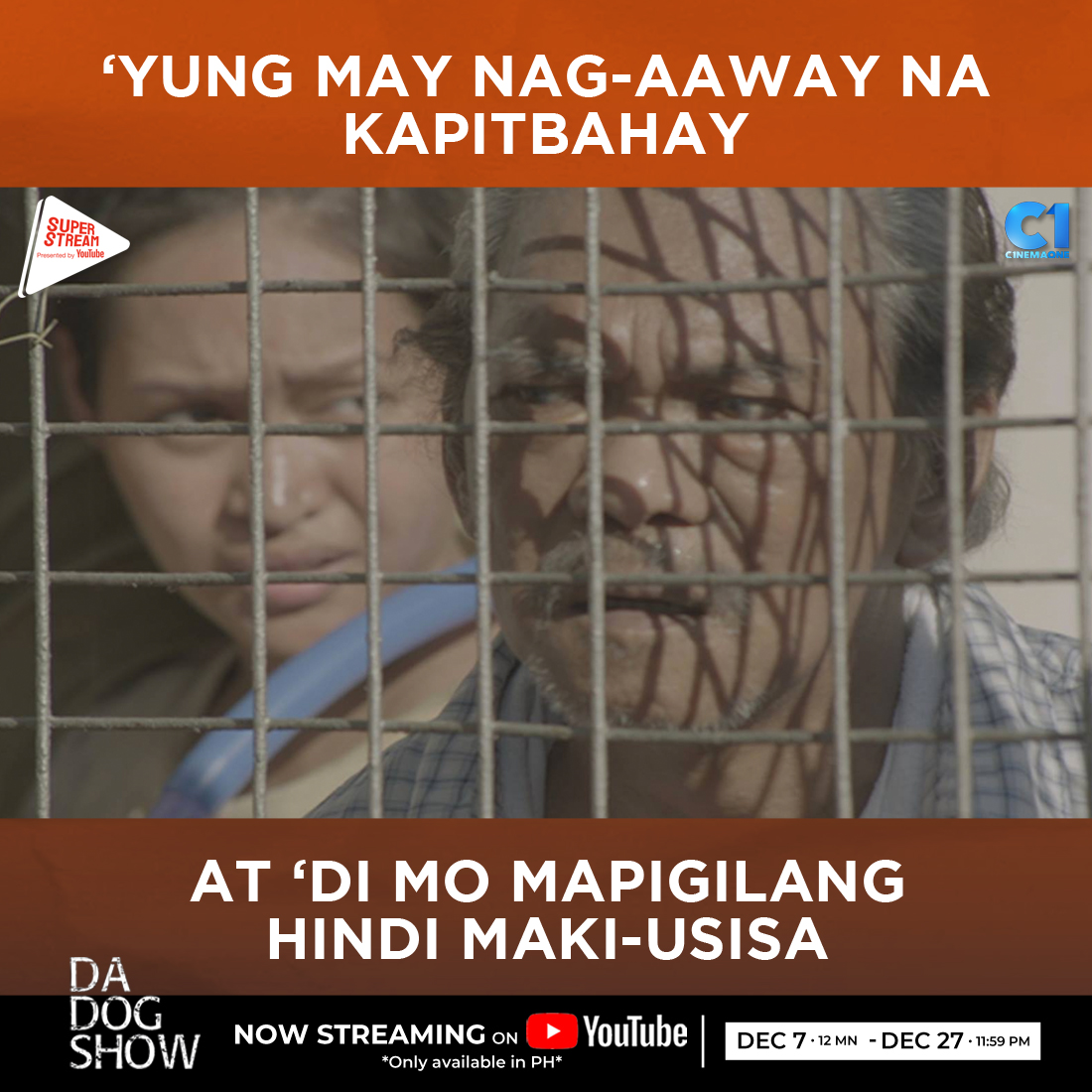 c1origs's tweet photo. Uyyy! Usi yarn? 😅

'Wag nang usi at panoorin na ang "Da Dog Show" sa YouTube channel ng #CinemaOne!

👉🏻 https://t.co/SDjGx2jaSQ

#YouTubeSuperStreamWithC1 #FullMovie #FreeMovie https://t.co/Q32hoftfO8