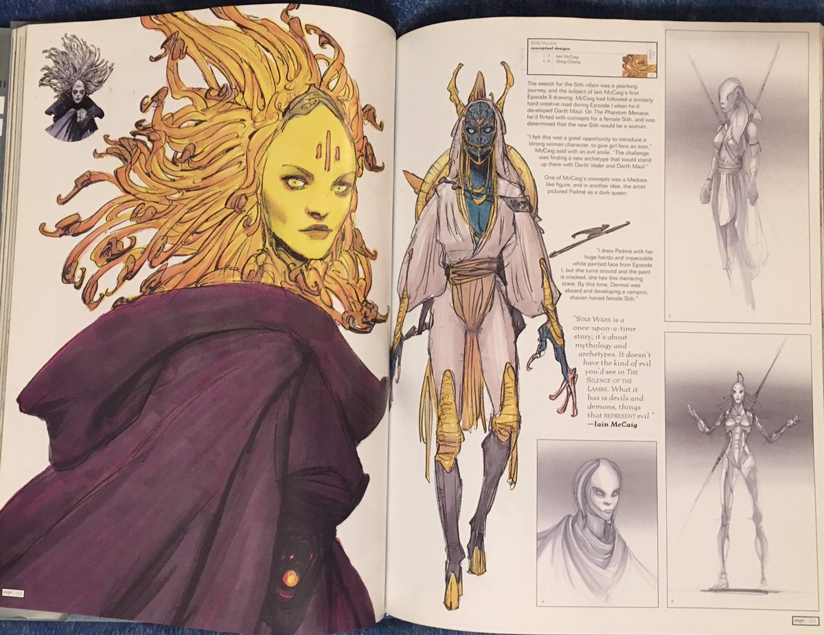 ShaneWatch's tweet photo. @austin_walker just 8 pages on how hard they tried for a female Sith villain in AOTC but sorry, George wanted Grievous https://t.co/N8q0tYXPsj