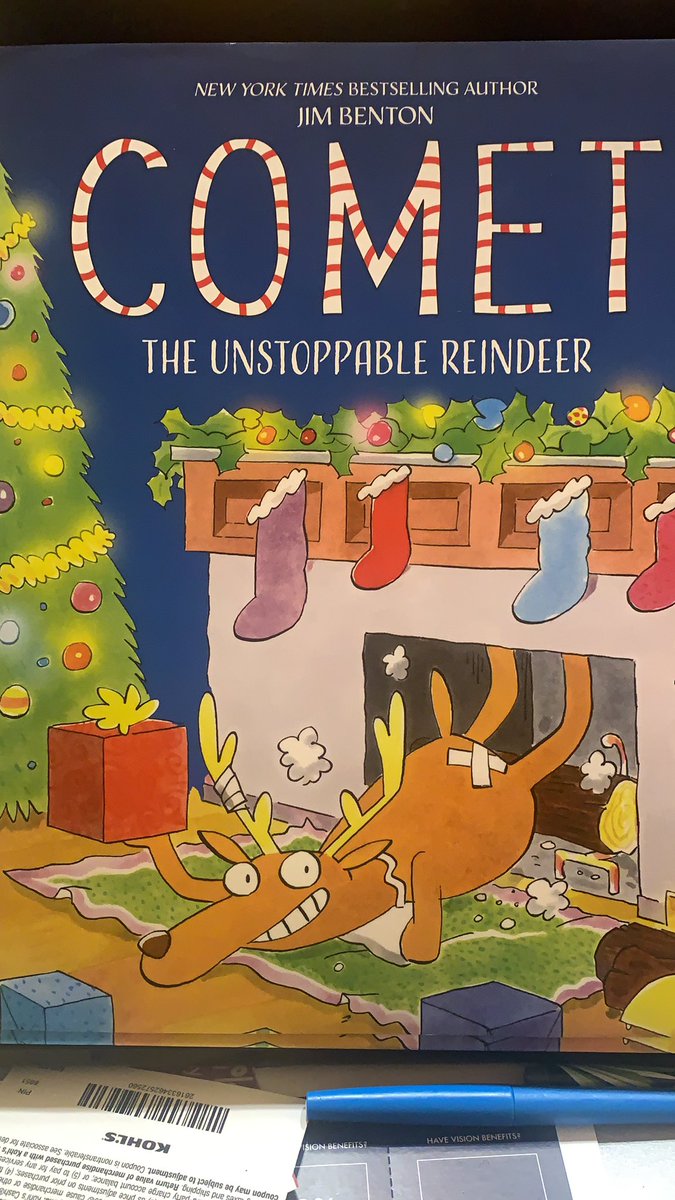 #BookPosse mail! Comet The Unstoppable Reindeer by @jimbenton #TwoLions Tonight’s read! Out now!