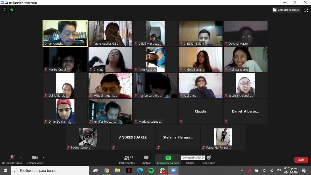Revisando Últimos detalles de nuestro #Evento en la #ClaseVirtual de #PatrimonioTuristico con el profesor <a href="/omaralpuche/">omar alpuche leal</a>