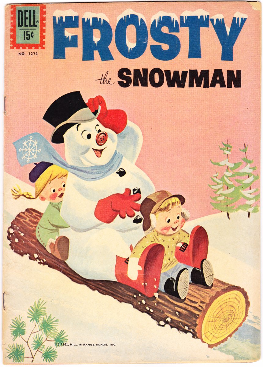 LifeofComics's tweet photo. Here is your daily #Christmas2020  #Comicbook

#FrostyTheSnowman Comic, #Christmas Book 1961 #ChristmasInEvergreen #ChristmasIsComing 
#Dell Four Color #1272 https://t.co/oBFmMefMxF https://t.co/rhZCy3UghO