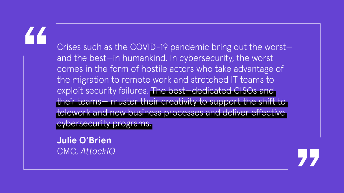JoseBarajasSec's tweet photo. We are honored to be recognized by Security Current as a 2020 CISO's Choice Award recipient. Read about the changes we implemented to deliver more value than ever to our customers and the #cybersecurity community from our CMO, Julie O'Brien: https://t.co/Nx78LT6iqJ https://t.co/kAsadw5uDx