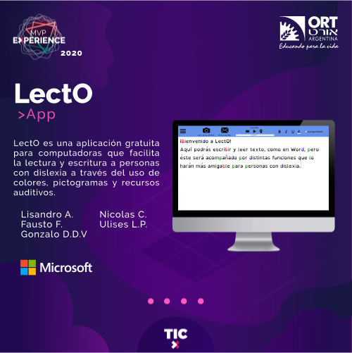 LuuParrondo's tweet photo. Vení a conocer los emprendimientos del futuro en #MVPExperience 2020 mañana de 9 a 12 hs. 

Estos son algunos de los increíbles proyectos que van a estar exponiendo nuestros estudiantes de @TIC_ORT 🚀

Si estás en el sector IT, pedime el link al evento por Zoom! https://t.co/gke87eqOxe