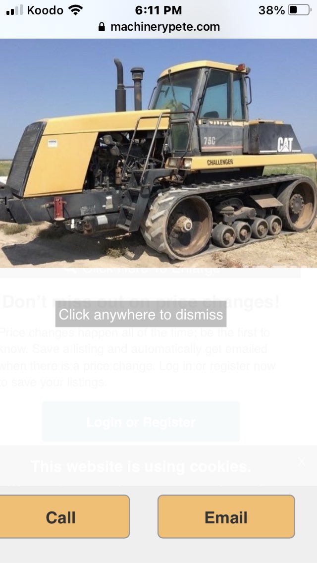 Anyone know where I could find a good used track for a machine similar to this. All help appreciated.