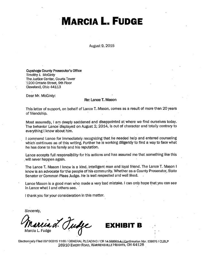 greg_price11's tweet image. Joe Biden's pick for HUD Secretary is Rep. Marcia Fudge, who wrote this letter in 2015 in support of a judge who beat his wife so bad she needed reconstructive plastic surgery. She called him "a good man who made a bad mistake."

He stabbed his wife to death three years later.