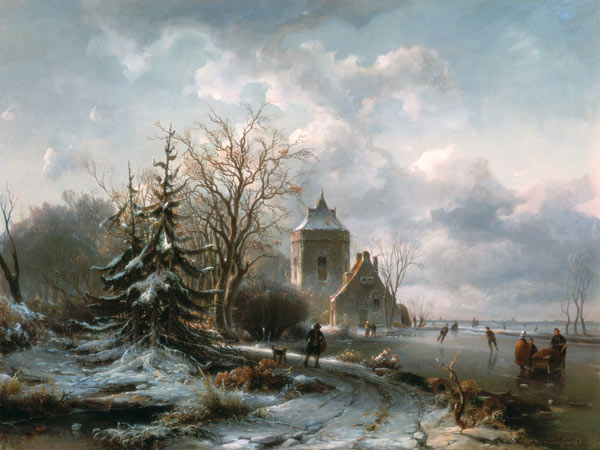 EuropeanHighArt's tweet photo. Andreas Schelfhout https://t.co/zxQhFWUnmf
