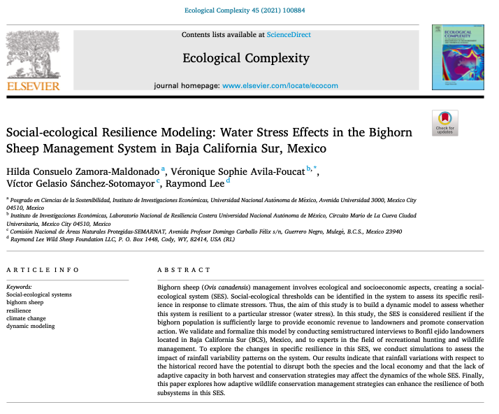 Hilda_Zam's tweet photo. Don't miss our recent published paper. We used the systems dynamics modeling approach to explore the resilience of a wildlife management system facing the challenges of climate change. Field work was developed in hard-to-reach communities in Mexico. https://t.co/rfdVrGcNtG https://t.co/qxo8LnGWtN