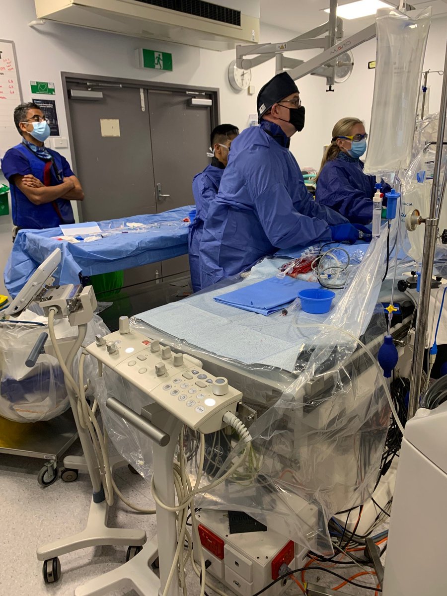 Yesterday, we hosted an AF cryoablation teaching day. The session was attended by electrophysiologists Manoj Obeyesekere (MH-alum) & Sandeep Prabhu, along with Emily Kotschet, Stewart Healy & Jeff Alison. Was great to welcome our colleagues from @northernhealth_ & @AlfredHealth