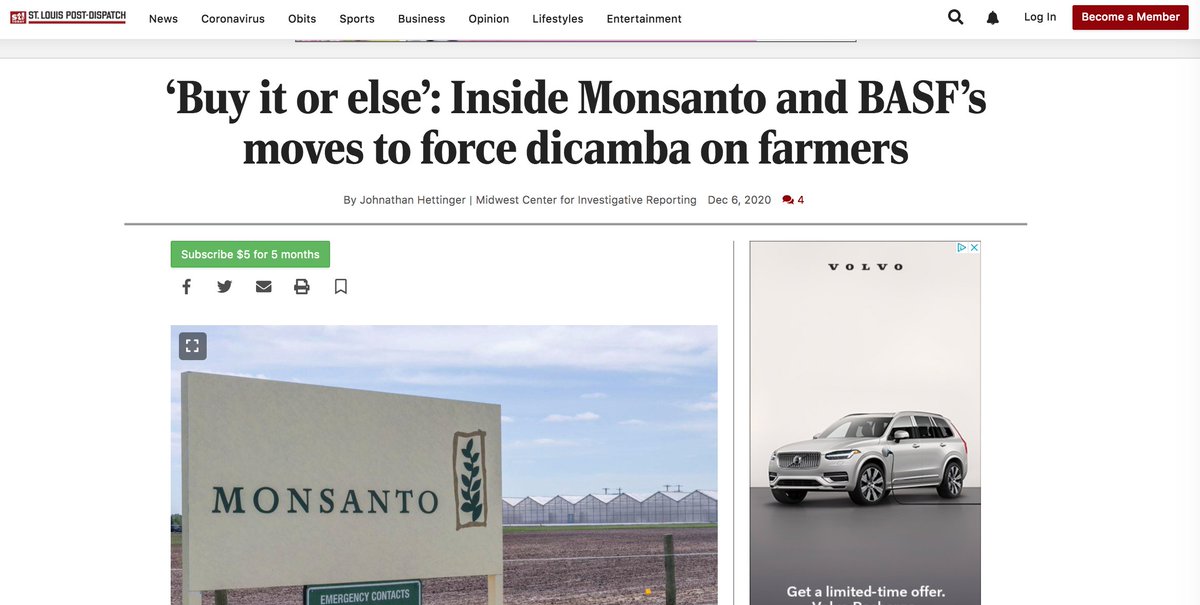 What the St. Louis Post-Dispatch is even more crucial to read now, as it contains details that point to how the Agriculture Department will continue to operate like the Department of Monsanto.