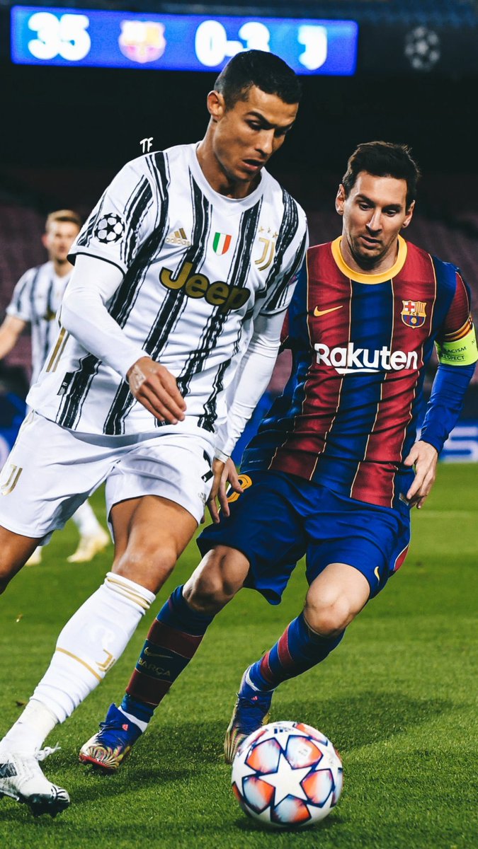 tf_sportedit's tweet photo. CR7 &amp; Messi | Wallpaper 
Bônus round

#Ronaldo #CR7 #Messi #GOATSDAY https://t.co/BNcX4Qia6r