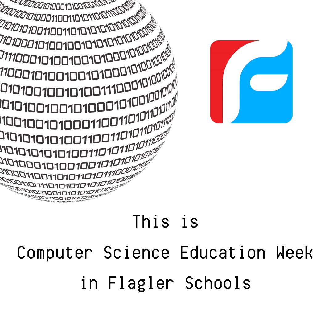 FlaglerSchools's tweet photo. Students in Flagler County have the opportunity to participate in an Hour of Code as a part of Computer Science Education Week. We would also like to invite the community to participate in an Hour of Code activities. https://t.co/G9oOIxEGp5 #HourOfCode #FlaglerHourOfCode https://t.co/zFXwGNhxtu