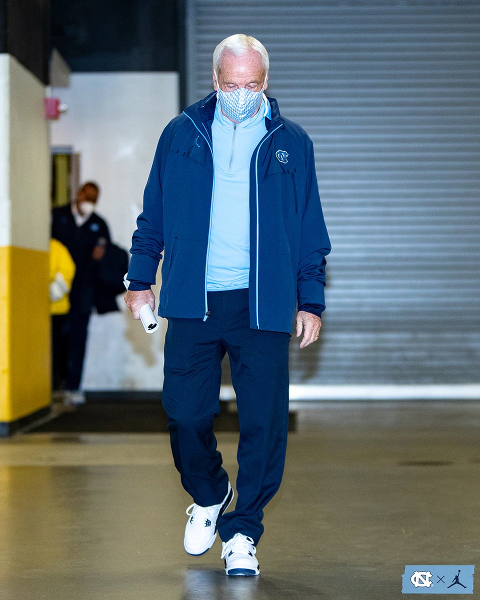 UNC_Basketball's tweet photo. Coach bringing out all the 🔥 this year!

#CarolinaFamily @Jumpman23 https://t.co/oWJiVx0c5A