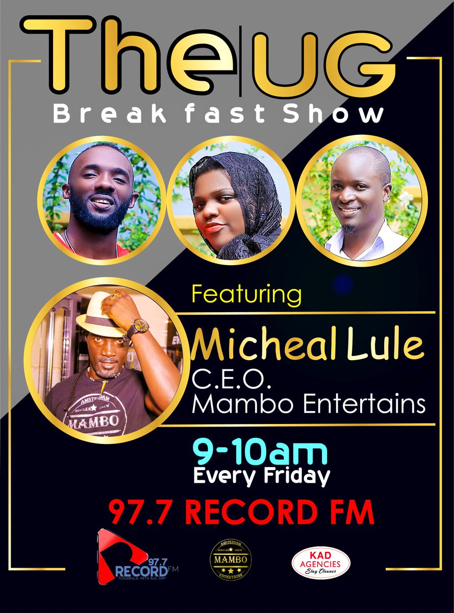 Mambo_Ent's tweet photo. Don't miss out on this educative and humour talk show.
#Breakfast #comedy #RECORDFM #RecordTVUganda #CHSpeedDating #BeKind #humor #learnwithme #MAMBOENTERTAINSDANCECOMPETITION #faceofmamboentertains
#musicdance #ugandagovernment #AGALOPEACE #UGANDADECIDES2021 https://t.co/mIym6SjTk1