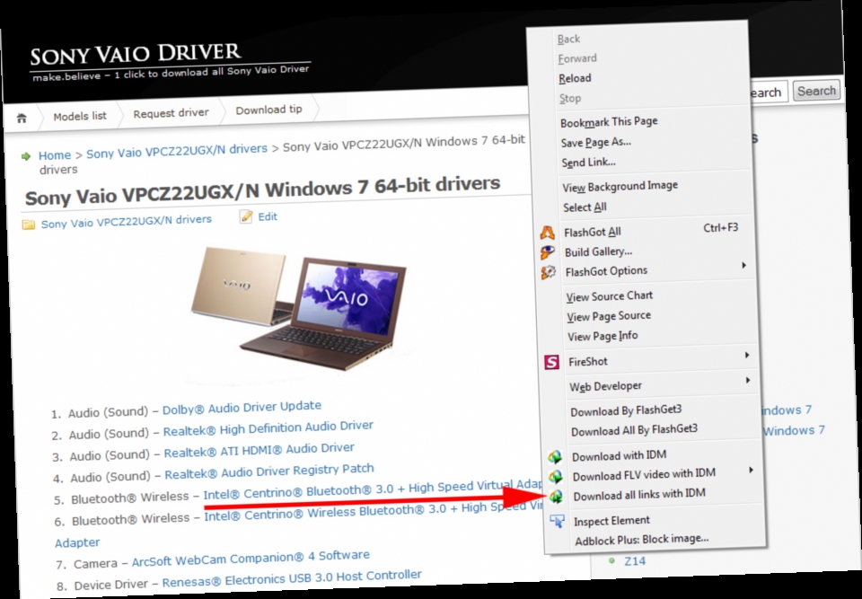 sony usb driver camera