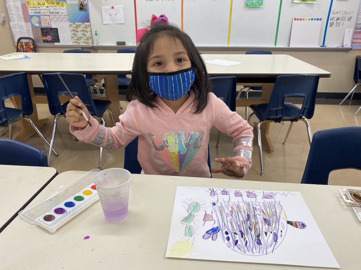 OREARTSTUDIO's tweet photo. I never get over the PURE JOY the littles get when they watch water and paint mix! ❤️ @OakRidgeCISD https://t.co/EWlmKn6DxJ