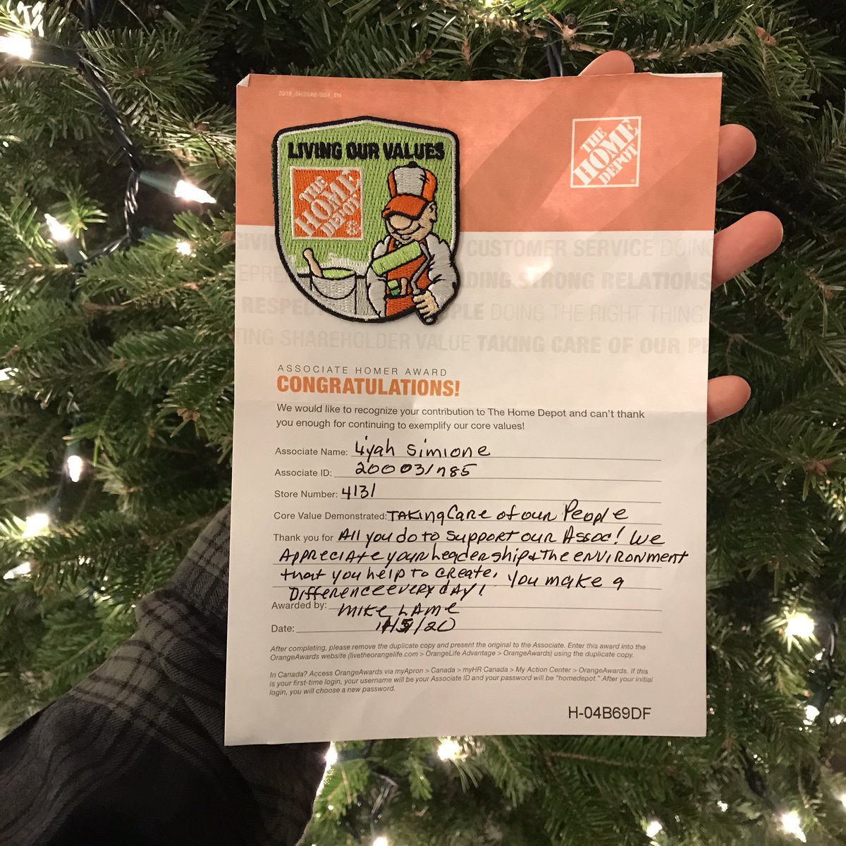 What a lovely thing to come home to!😊 Thank you <a href="/NotsoLameTHD/">Mike Lame</a> !! I appreciate your support! #hdstrong