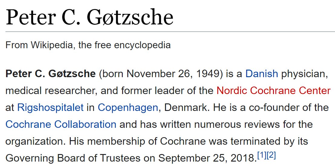 12/PGøtzsche's article is thus filled with false claims and distortions, leading to his politically-motivated conclusion.But how could he do this? He should have the biological knowledge to see his claims are wrong. https://en.wikipedia.org/wiki/Peter_C._G%C3%B8tzsche
