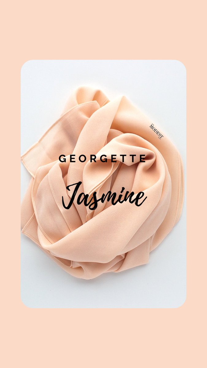 Themodestedit_'s tweet photo. Our must have Georgette Hijab in ‘Jasmine’ #hijab #themodestedit #hijabfashion #girls #Instagram #modesty https://t.co/FcuEDtAmgy