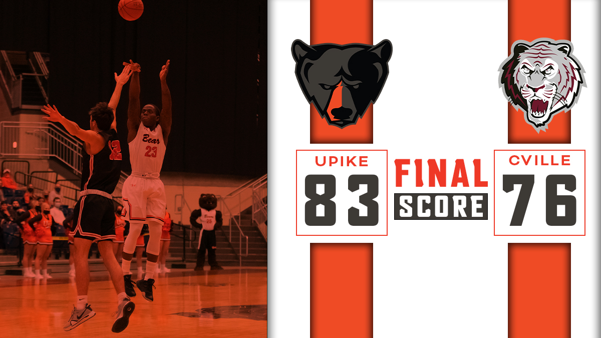 BEARS TAKE DOWN THE TIGERS 👏

Men's basketball defeats Campbellsville in a nail-biter at home! Jacob Brown records a season high 17 points, five rebounds. Green finished with 11 points on 80% from the field ✅