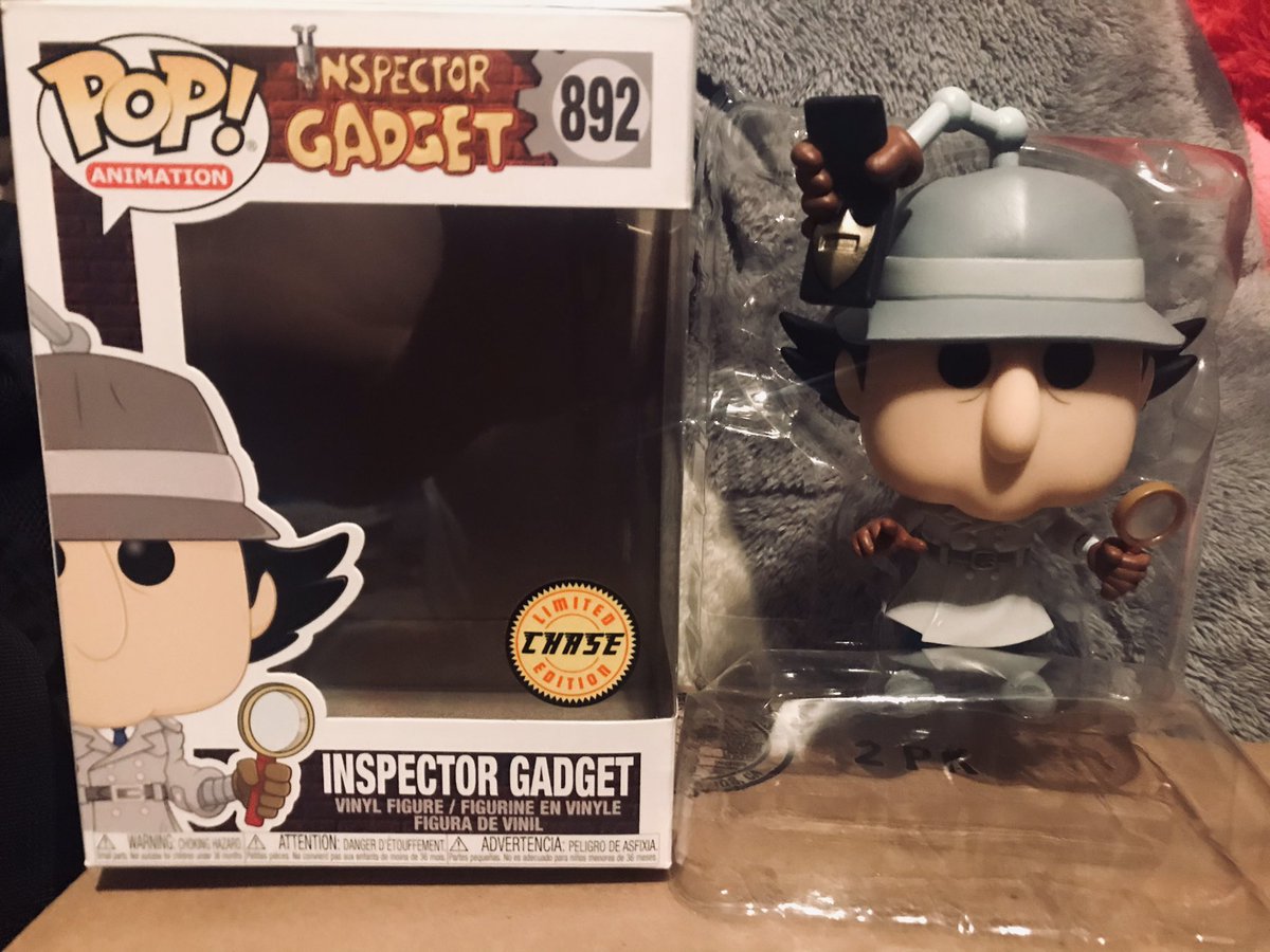 PateeSondra's tweet photo. Got a surprisingly unexpected  Inspector Gadget Limited Edition Chase !! Got Penny !! Happy Birthday to me !! #InspectorGadget #PopAnimation #GoGadgetGo #Penny #PennyandBrain #GoGoGadget #FunkoPop #December2020 #NerdLife #Birthday #ToyCollecting #Funkoverse https://t.co/cx3YcS1AAQ