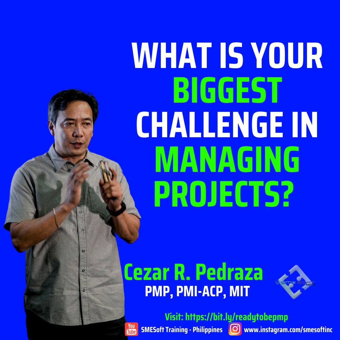 What is PROJECT MANAGEMENT?

Project Management is the application of knowledge, skills, tools, and techniques to project activities to meet project requirements.

- Project Management Institute (PMI) -

#crp #pmp #pmi #rmc