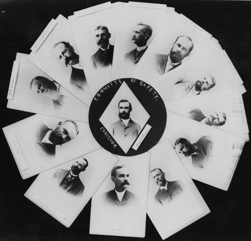 In 1887, a group of white plantation owners formed the Committee of Safety in Hawai'i. They hired an all-white militia (the Honolulu Rifles) and forced King David Kalākaua to sign the 1887 Constitution of the Hawaiian Kingdom while under house arrest or be deposed.
