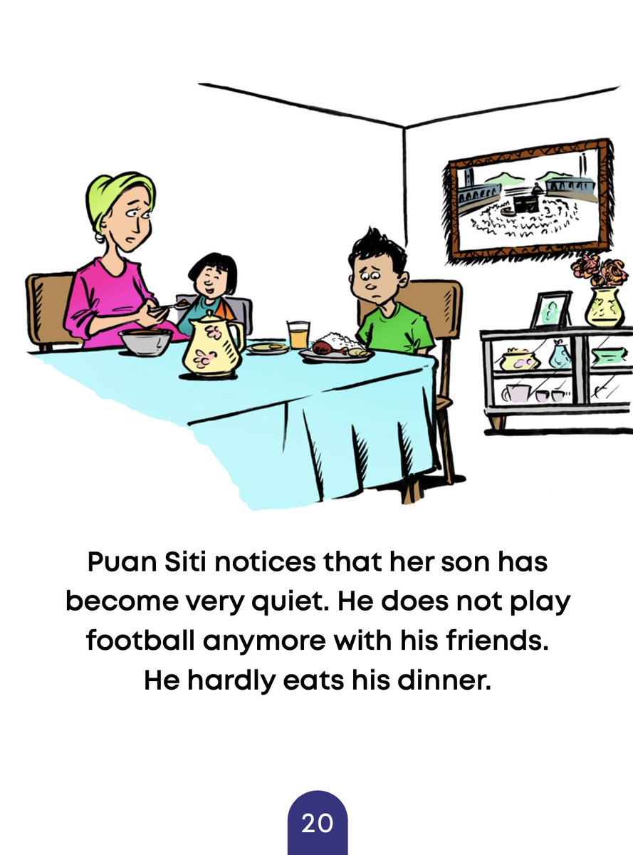 Child sexual abuse (CSA) can happen to anyone. Boys who are abused are just as badly affected. Abusers are often known and trusted by victims. Do read and share 'Yusri and His Secret' to learn about CSA and the steps you can take to seek help. #YusriAndHisSecret  #StopCSA