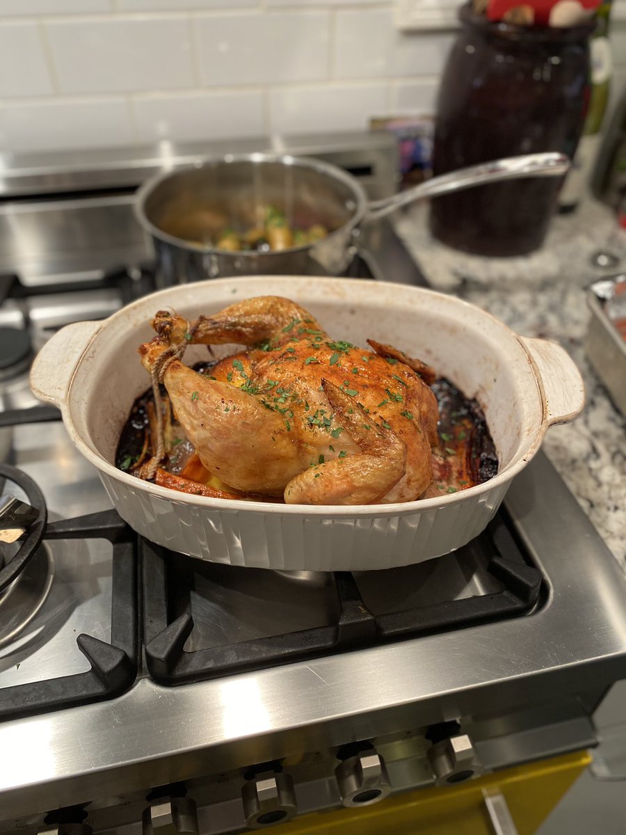 Roast Chicken. All the boys loved it- mission accomplished! #coronacooking
