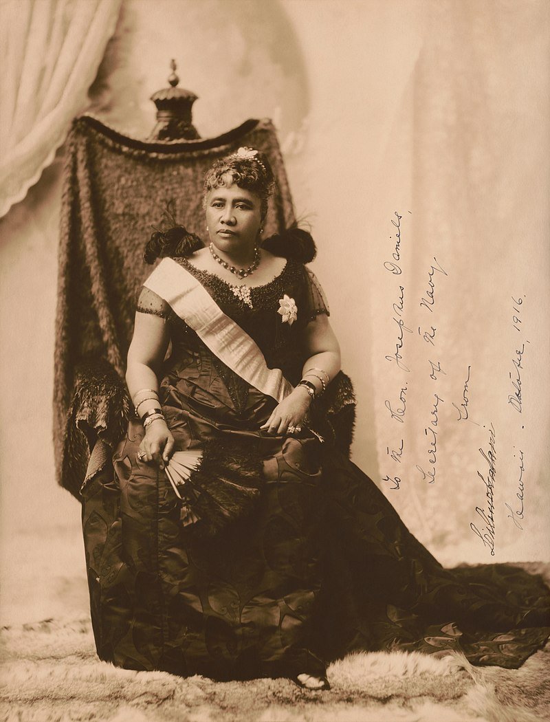Liliʻuokalani's efforts to 'draft a new constitution which would restore the power of the monarchy and the voting rights of the economically disenfranchised' resulted in the 1893 white led coup d'état and the end of the Kingdom of Hawai'i.