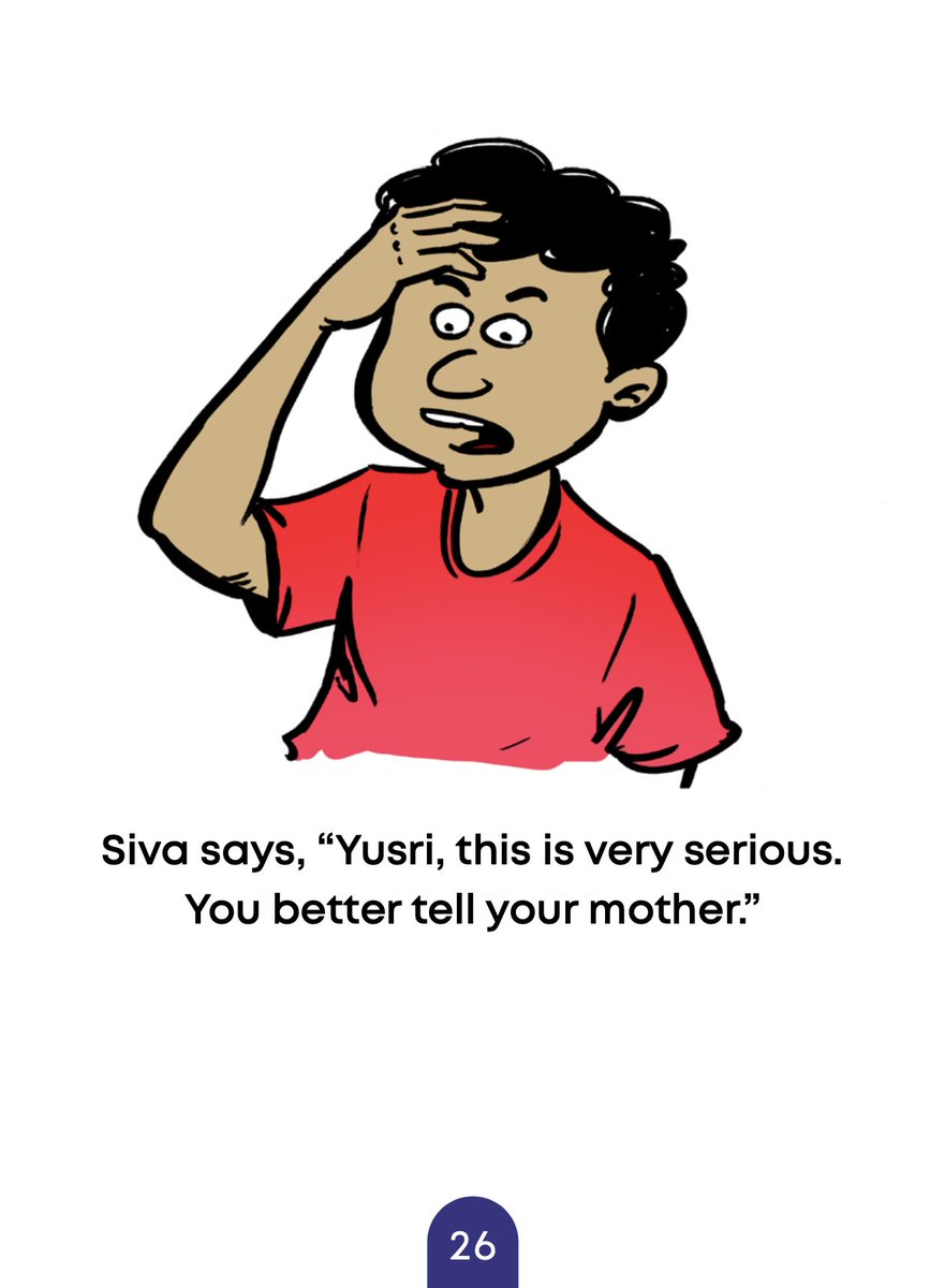 Child sexual abuse (CSA) can happen to anyone. Boys who are abused are just as badly affected. Abusers are often known and trusted by victims. Do read and share 'Yusri and His Secret' to learn about CSA and the steps you can take to seek help. #YusriAndHisSecret  #StopCSA