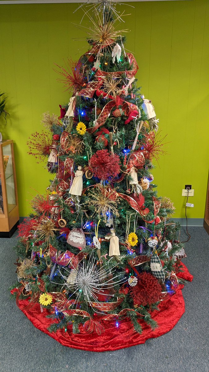 Happy Holidays from the GCLS Glassboro Branch! 
Thank you so much to the wonderful members of the <a href="/HerbSociety1933/">Herb Society of America</a> South Jersey Unit for providing the hand-made, aromatic ornaments and making their tree look spectacular for the holiday season.