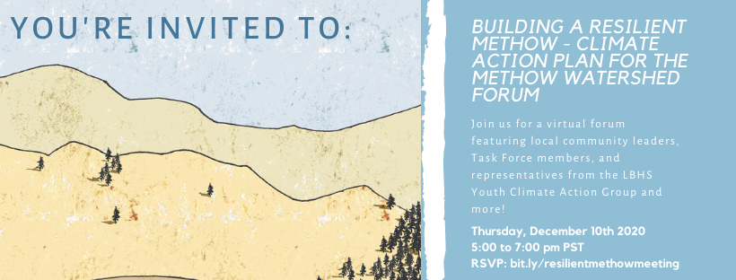 It's not too late to register for 'Building a Resilient Methow - Climate Action Plan for the Methow Watershed'! This FREE community forum takes place this Thursday, December 10th from 5-7 pm PST. Learn more in our latest e-alert, mailchi.mp/mvcitizens/cli…
