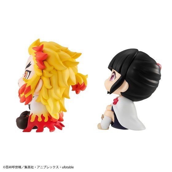Crunchyroll's tweet photo. NEWS: Tiny Kyojuro and Kanao Join the Adorable Demon Slayer Look Up Figure Line

✨ More: https://t.co/wwA3Tp0Pe3 https://t.co/0ZgYDm3tVD