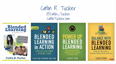 Again - very grateful to  @Catlin_Tucker for all she is sharing tonight (and always). Check out her books (let me know if you want to borrow. I have them all) and her blog. She's very receptive on Twitter too!  #VSTE20