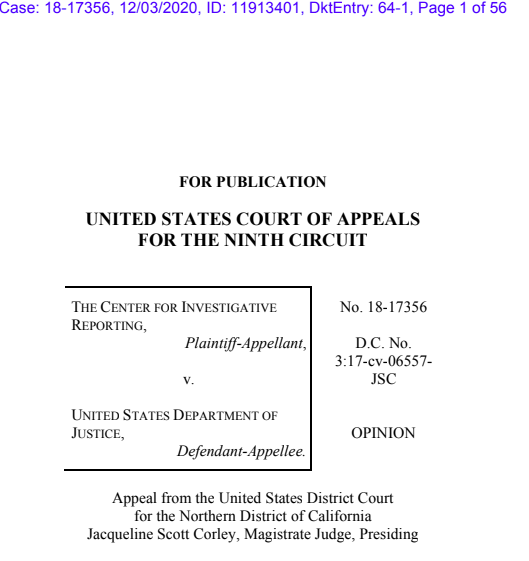 Last week  @reveal won 2-1 in the 9th Circuit Court of Appeals a case against the Department of Justice to get access to gun data from the Bureau of Alcohol Tobacco and Firearms  @ATFHQ . Below is more about the case...