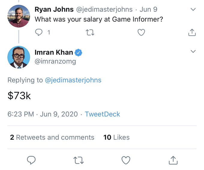 Anyone who is passionate about games & just the industry as a whole should be fucking furious that this clique not only controls who can get jobs at the major sites, but that theyre making 65k+ a year, all while endlessly bullying game devs who dont promote their ideologies.