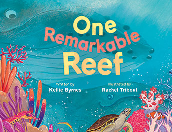 KellieJByrnes's tweet photo. It's here! 'One Remarkable Reef', published by @slqld as part of their #First5Forever program, is officially released today. It joins 11 other #PictureBooks all about QLD stories. I wrote the rhyming, counting text & #RachelTribout did the glorious art. https://t.co/r9LDzybOEX https://t.co/DzNJk2P3vi