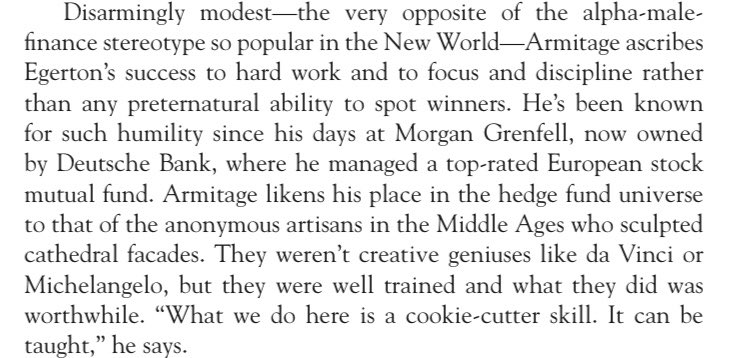 You don’t need to be an alpha male or genius to become a billionaire. “What we do here is a cookie-cutter skill. It can be taught.” (2/n)
