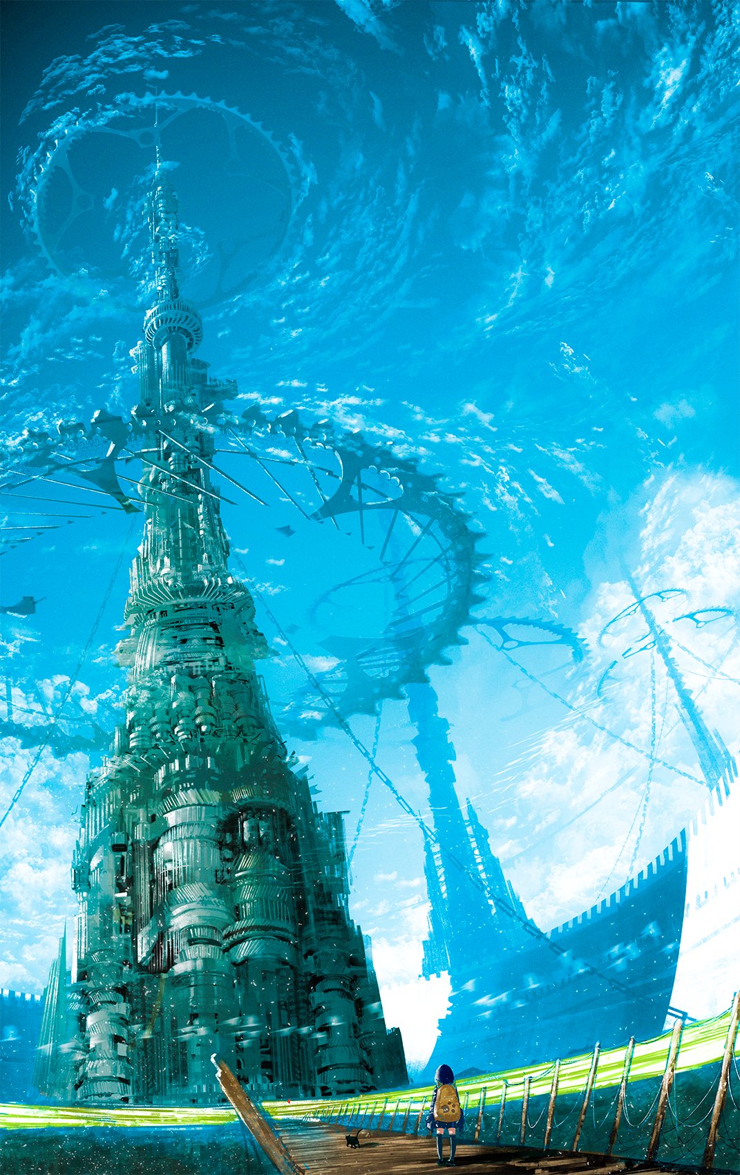 Chooco ｺﾐﾃｨｱと12a 機械の塔 イラスト T Co Xk6d7kwee0 Twitter