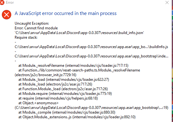 Js error is not a function. Ошибка javascript error occurred in the main process. ошибка дискорда javascript error occurred. дискорд javascript error. дискорд ошибка a fatal javascript error occurred.