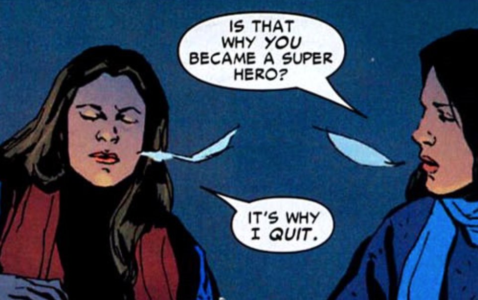 cw // sexual assault— jessica jones and her therapist are the only people who know about kate's sexual assault. kate and jessica have a very understanding relationship with one another, as jessica went through something similar with killgrave.