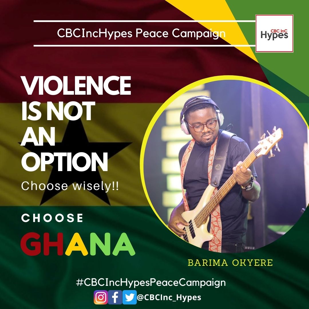 CBCInc_hypes's tweet image. The bassists are declaring peace
#CBCIncHypesPeaceCampaign

#CBCIncHypes
#election2020 
#Peace 
#CBAG
.
.
.
.
#ElectionCommandCentre #Decision2020 #NanaAddo #Mahama