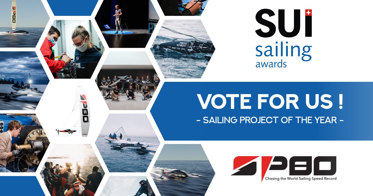 SP80_record's tweet photo. 💥WE NEED YOU💥
🏆 SP80 nominated to the SUI Sailing Awards! Your vote is more important than ever to support the team💪
📲 https://t.co/DiQ03JUqpu
Huge thanks to Skippers Magazine and @swisssailing for nominating us 🙌
#SUISailingAwards #SailingAwards #SP80 #SailingSpeedRecord https://t.co/HCeFwbQfZ7