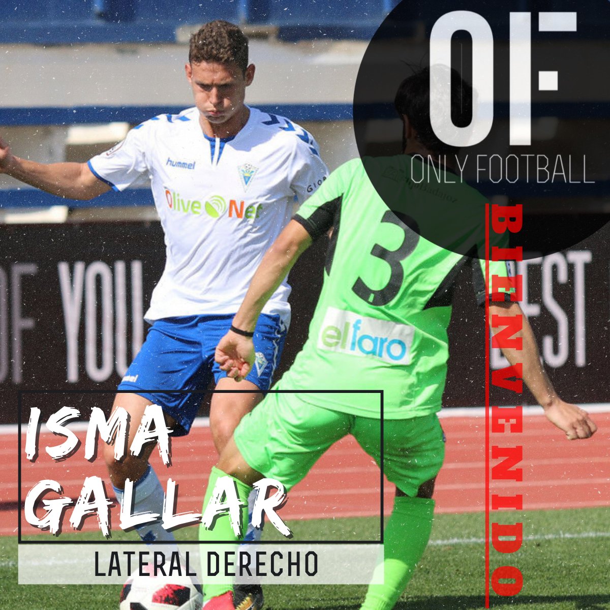 📸 PRESENTACIÓN 🚨

⚫⚪ ONLY FOOTBALL TEAM

👤 <a href="/IsmaelGallar7/">ismaelgallar7</a>  🇪🇸
📍 Lateral Derecho
📊 4 temporadas en 2ª B ➕de 65 partidos en 2ª B ➕  Play Off a 2ª B➕ Formado en la cantera del Malaga C.F
🔍transfermarkt.es/ismael-gallar/…
🏟️ <a href="/VELEZCFoficial/">Vélez Club de Fútbol</a> 🇪🇸 Tercera División
#onlyfootballteam